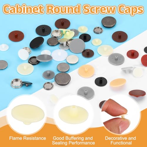 uxcell 300Pcs 3x11mm Plastic Hole Plugs, Round Screw Cap Cover, Panel Drill Hole Plugs for Furniture Cabinet Cupboard Shelves Fencing Post Pipe Insert End Caps, Beige - color: Beige, size: 3x11mm