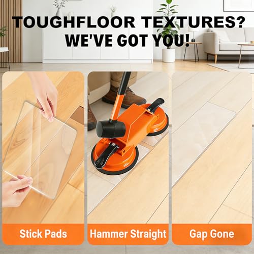 Floor Gap Repair Tool,Heavy Duty Floor Gap Fixer Suction Cup Tool