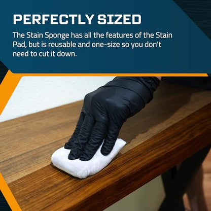 MāKRS Stain Sponge, Wood Finish Applicators, 10-Pack - size: Pack of 10