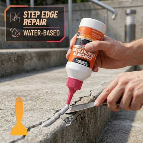 Concrete Fix Limestone Elastic sealant for Cracks and Joints Paintable for Woodworking, Woodturning Carpentry
