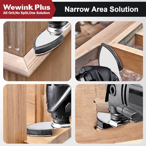 148Pcs Wet Dry Oscillating Tool Sanding Pad Kit - color: 148PCS-Sanding Only