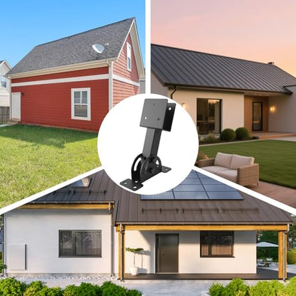 2 Pcs 2“x 4”Heavy Duty Roof Riser Brackets Kit - color: Black -2×4, size: Set 2