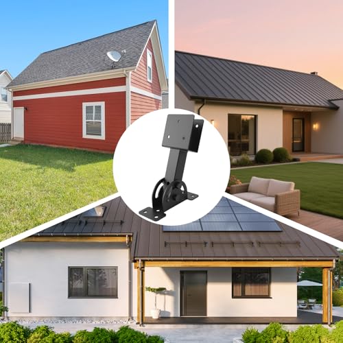 3 Pcs 2“x 4”Heavy Duty Roof Riser Brackets Kit - color: Black -2×4, size: Set 3