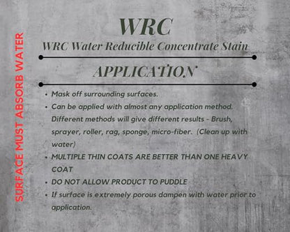 Cement Stain Concentrate - Onyx (32 Ounce) - color: Onyx, size: 32 ounce