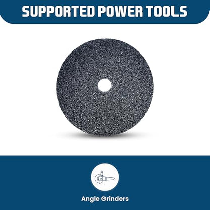 Benchmark Abrasives 7 Inch Sanding Discs Silicon Carbide Resin Fiber Grinding Disc for Grinding, Stripping on Wood, Fiberglass, Metal, 7” Arbor Angle Grinder Sanding Disc, 25 Pack - 50 Grit - style: 50 Grit