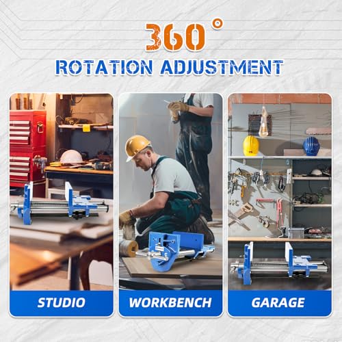 7” Quick Release Woodworking Vise, 3300LB Force - size: 7 inch
