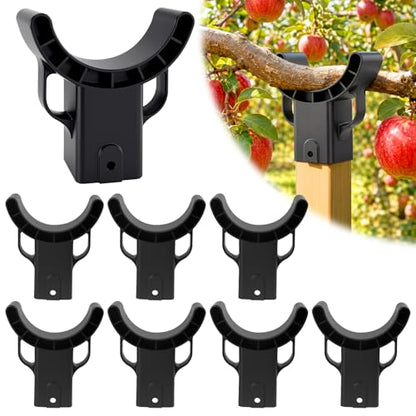 KJX 8 Pack Upgraded Tree Crutches, Fruit Tree Branch Supports - color: Black-8Pcs