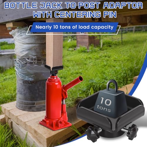 2 Pack Bottle Jack to Post Adaptor Centering Pin for 4x4 Wood Beams Steel - color: 2