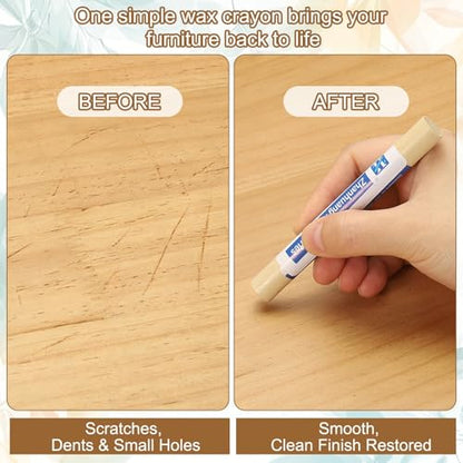 uxcell 4Pcs Wood Filler Sticks,Wood Repair Kit,Pale Gray - color: Pale Gray