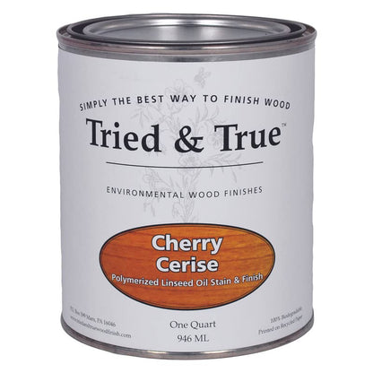Tried & True Cherry Stain & Finish, Quart - color: Cherry, size: Quart