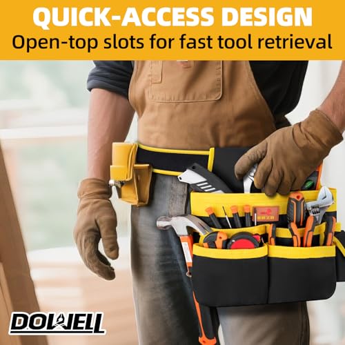 DOWELL Tool Belt for Men, Electrician Utility Belt, Style A