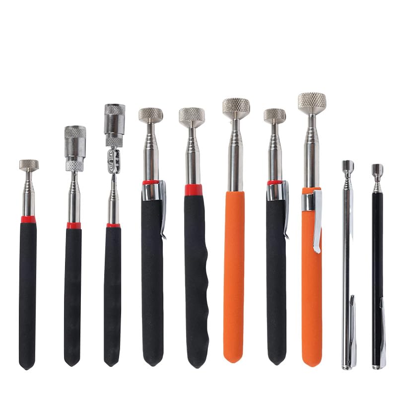 Magnetic Pick Up Tool 10 Pack, Telescopic Magnet Sticks - size: 10 Pack