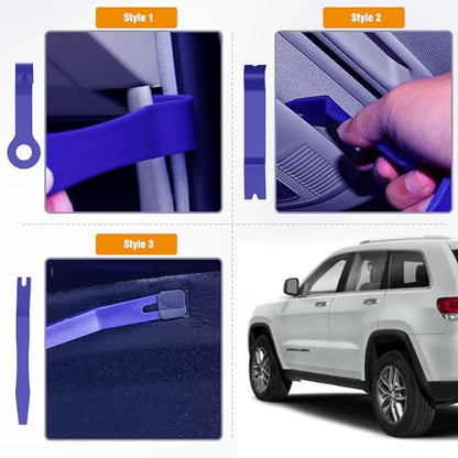 GOOACC 9PCS Auto Trim Removal Tool Kit Blue - color: 9PCS Trim Removal Tool Blue