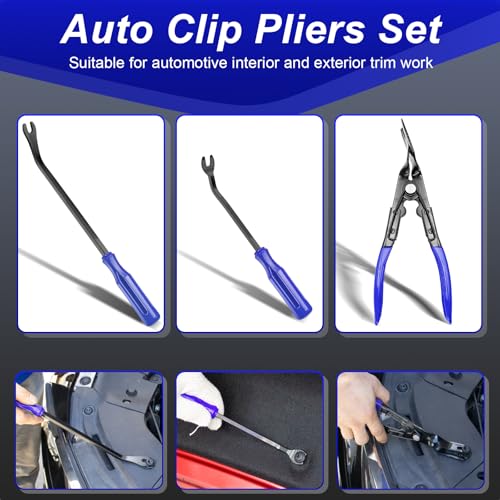 Doaho 238Pcs Trim Removal Tool with Storage Bag - color: Blue-238pcs Trim Removal Tools