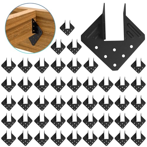 Hurricane Ties 48 Pack,Hurricane Straps,Rafter Brackets - size: 48PCS, style: 2''X4'' Hurricane Ties