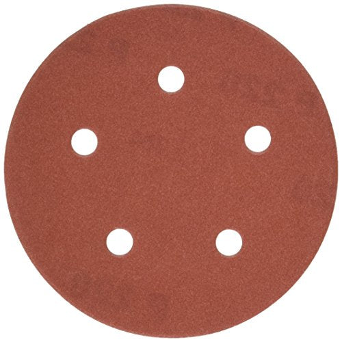 PORTER-CABLE 735502225 5-Inch 5-Hole Hook and Loop 220 Grit Sanding Discs (25-Pack) - style: 220G, 25-Pack