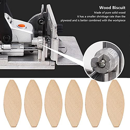 Wood Biscuit, 100pcs Wood Joining Biscuits Wood Board Docking Tool 0# 10# 20# (0#)