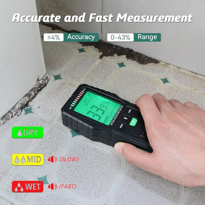 RDINSCOS Pinless Moisture Meter - color: Green