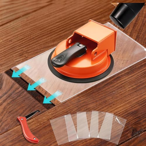 Floor Gap Fixer Tool Kit 110 lbs Suction Cup Plank Repair Tool Set - color: Single-Tap Gap Fixer