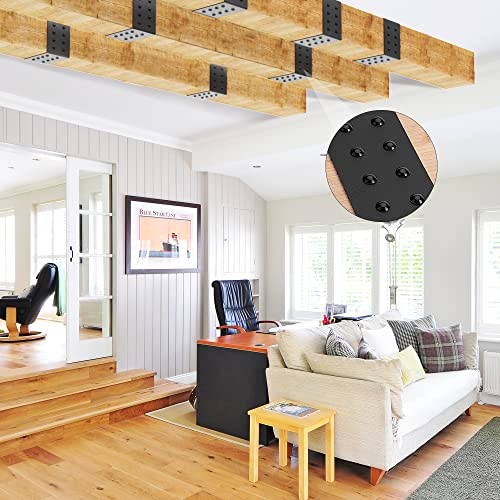 5ft Faux Wood Beam Strap, Flexible Beams Gap Hiding Strap, Metal Look Strap - size: 2.36"width