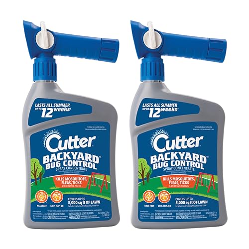 Cutter Backyard Bug Control Spray Concentrate 32 Oz, 2 Pack - size: 2 Pack, style: Backyard Bug Control