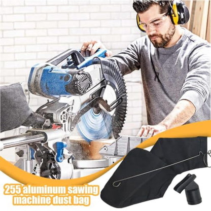 Table Saw Dust Collector Bag - Wired Adjustable, Lightweight Dust Bag, Wood - color: Round Bottom Air Outlet + Dust Bag + Wire