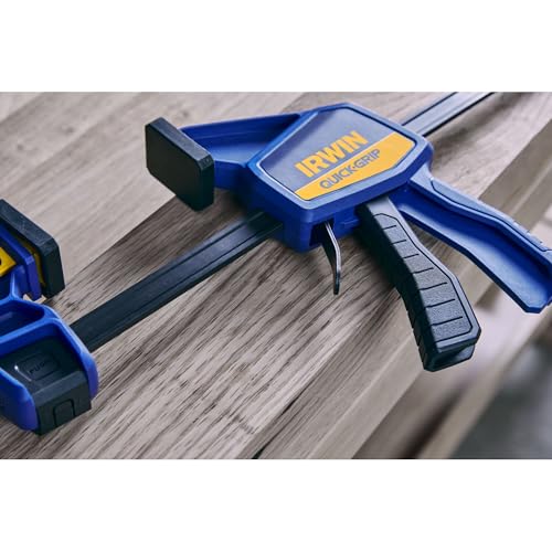 IRWINQUICK-GRIPOne-Handed Bar Clamp, Medium-Duty, 12", 1964718 - size: 12 inch, style: 12 Inch