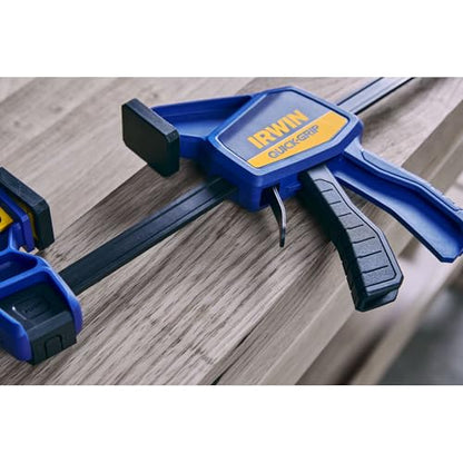 IRWINQUICK-GRIPOne-Handed Bar Clamp, Medium-Duty, 12", 1964718 - size: 12 inch, style: 12 Inch