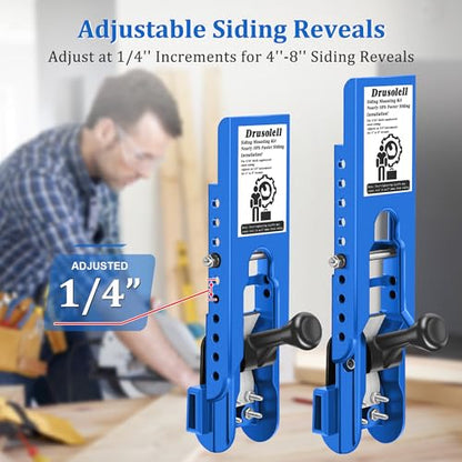 Siding Tools Compatible with 5/16- Inch Fiber Cement Siding - style: Blue