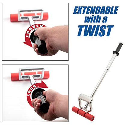 Extendable Heavy Duty Floor and Wall Roller for Laminate 17 inch 27 inch