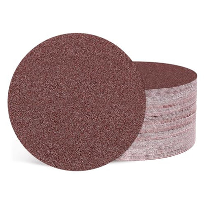 100Pcs Sanding Discs 3Inch 100Grit Hook and Loop Sandpapers Red - size: 3 Inch(100 Grit)