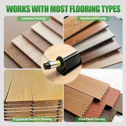 WORKEASE 10PCS Floor Gap Fixer Tool Kit for Wood Laminate Vinyl Flooring