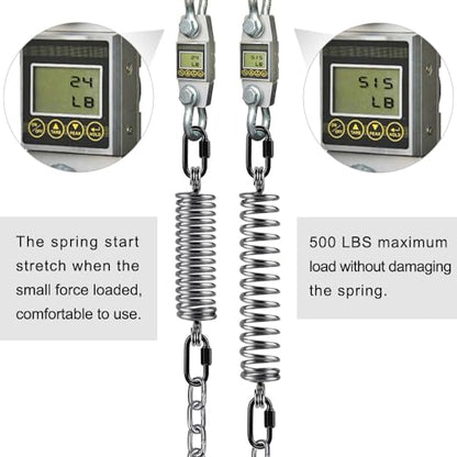 SELEWARE Boxing Punching Bag Hanger, Heavy Bag Bracket - color: Heavy Bag Spring with Close Swivel