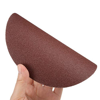 uxcell 6" PSA Sanding Discs 80 Grit Self Stick Aluminum Oxide Sandpaper for Random Orbital Sander Wood Metal Dry Polishing 20pcs - style: 80 Grit