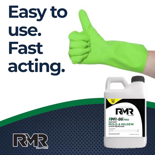 RMR-86 Pro Instant Mold Stain & Mildew Stain Remover - Contractor Grade Cleaning Solution, Professional Quality Formula, Odor Removal, 2.5 Gallon, 2 Pack - size: 320 Fl Oz (Pack of 2)