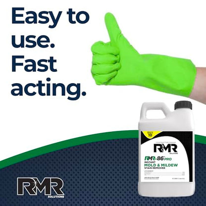 RMR-86 Pro Instant Mold Stain & Mildew Stain Remover - Contractor Grade Cleaning Solution, Professional Quality Formula, Odor Removal, 2.5 Gallon, 2 Pack - size: 320 Fl Oz (Pack of 2)