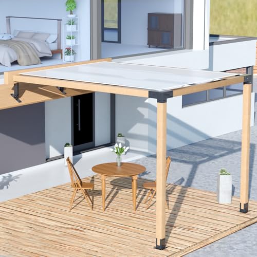 Heavy Duty Roof Riser Brackets Kit,1PCS Adjustable Angle Pergola Brackets - color: B, size: 1pcs