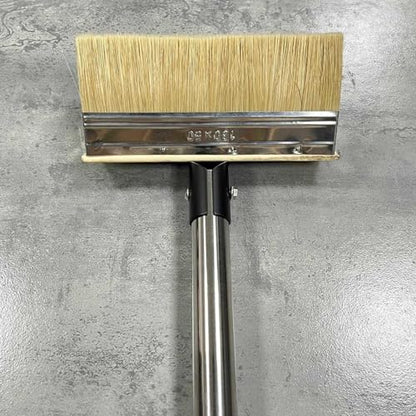 Deck Stain Brush Set - 59in Long Handle Floor Paint Applicator with Gloves