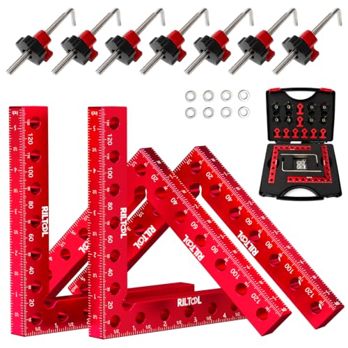 Corner Clamps for Woodworking, 4Pcs 5.5"×5.5" 90 Degree Clamp
