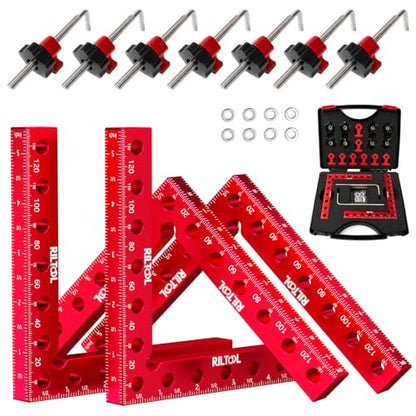 Corner Clamps for Woodworking, 4Pcs 5.5"×5.5" 90 Degree Clamp