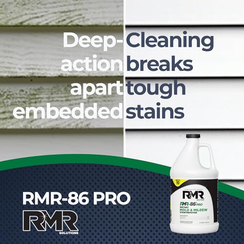 RMR-86 Pro Contractor Grade Mold Stain & Mildew Stain Remover Cleaning Solution, Professional Quality Formula, 1 Gallon (Pack of 2) - size: 128 Fl Oz (Pack of 2)