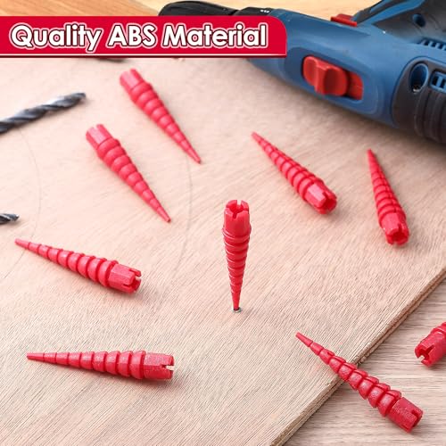 10 Pcs Wood Anchor, Fix Stripped Wood Screw Holes, Red - color: Red