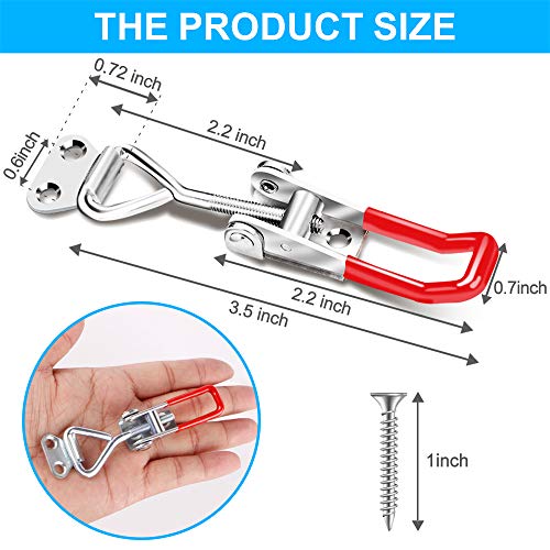 Vicuna R 6 Pack Toggle Latch Clamp 4001, Adjustable Toggle Clamp Latch - style: 4001-6PK