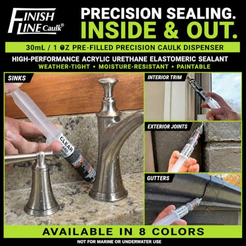 30mL Pre-Filled Precision Caulk Applicator Almond 5-Pack - color: Almond