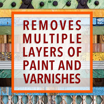 Smart 'n Easy Professional Paint & Varnish Remover - Orange Citrus Scent - Removes Oil, Latex, Acrylic, & Water-Based Paints, Urethanes, Elastomerics, Epoxies, High-Performance Coatings - Quart - size: 32 Fl Oz (Pack of 1)