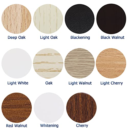 Mini Skater 108Pcs Self-Adhesive Wooden Furniture Cabinet Screw Hole Cover Stickers Decoration Supplies,20mm Dia (Cherry) - color: Cherry