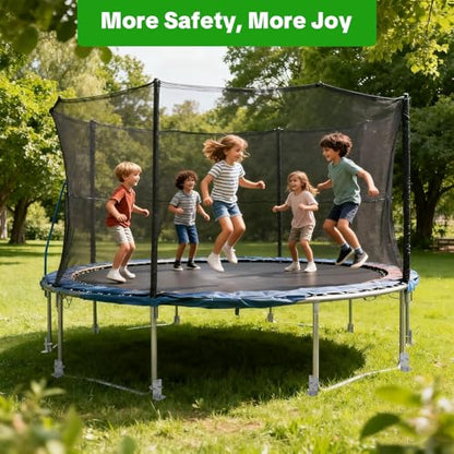Heavy Duty Ground Anchors Screw-in Trampoline Stakes with Anti-Bend L-Plate, Multi-Hole & Safety Ring, Rust-Proof Steel for Tent, Shed, Swing Set, Fence, Garden, Outdoor - size: 8Pack 21Inch