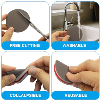 3 Inch Hook and Loop Sanding Sponge Discs, 24 Pcs - size: Mix Grit