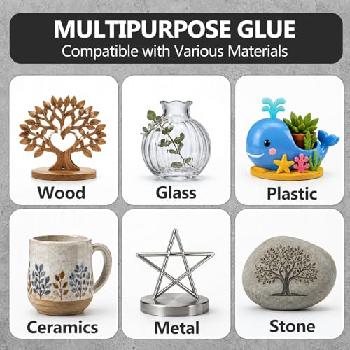5 Minute Epoxy Glue Kit, 250ml Clear 2 Part Epoxy Adhesive