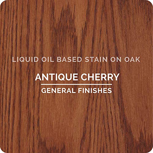 General Finishes Oil Based Penetrating Wood Stain, 1 Quart, Antique Cherry - color: Antique Cherry, size: 1 Quart